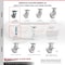 Service Caster 4 Inch Semi Steel Caster Set with Roller Bearings 2 Swivel 2 Rigid SCC SCC-35S420-SSR-2-R-2 - alternate 7